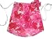 Bright Pink and Red Floral Wrap Ballet Skirt w/matching Hair Scrunchie S/M-2x Adult