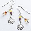 XIX The Sun Sterling Silver Earrings