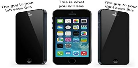 NoPeek Smart Privacy Screen Protector plus Anti Glare for iPhone 5 5s and 5c