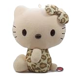 Eikoh Hello Kitty Leopard Print Big Plush - 11" Cream