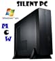 Design Slim PC mit Intel Atom D525 (neue Version) DualCore 2x 1,8Ghz, 2GB DDR3 RAM, 250GB Festplatte, Grafik Intel GMA X3150, 20x DVD-Brenner, GigaLAN, Sound, Windows XP Home