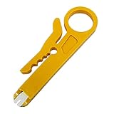 uxcell ワイヤストリッピングカッター　オレンジ　 8.9 x 2.54 x 0.635cm