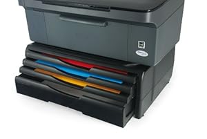Meuble support avec 4 tiroirs pour imprimante (Noir) (Import Allemagne