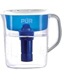 PUR 11 Cup Ultimate Pitcher with LED Indicator, Clear/Blue