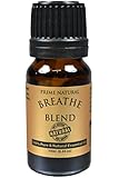 Breathe Essential Oil Blend 10ml /.33oz - 100% Natural Pure & Undiluted Premium Quality for Aromatherapy & Scents - Sinus Relief, Allergy Relief, Congestion Relief, Cold, Cough & Respiratory Problems