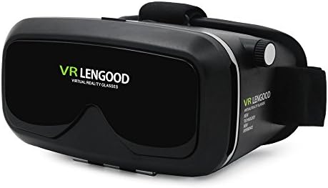 VR Virtual Reality Headset ,Adjust Google Cardboard VR BOX For 3.5-6 inch Phone ,Private Mobile 3D Cinema for Smartphones iPhone 6 6 Plus, Samsung Galaxy S6 edge, Note 4 3, etc(giving Mini USB LED Light)