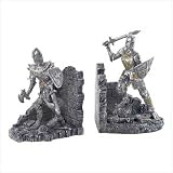 Medieval Warriors Statue Bookends Book end Ends