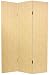 Better Quality Room Divider Partition - 6ft. Ivory Faux Leather Snake Skin Folding Privacy Floor Screen