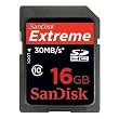 SanDisk 16GB Extreme - SDHC Class 10 High Performance memory card (SDSDX3-016G-P31, Retail