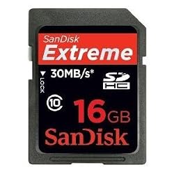 SanDisk 16GB Extreme - SDHC Class 10 High Performance memory card (SDSDX3-016G-P31, Retail Packaging) - NEW 30MB/s version