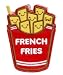 WAL77 Smiling French Fries Coin Bag Wallet