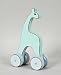 Pastel Toys Green Giraffe on Wheels , Wooden Toy