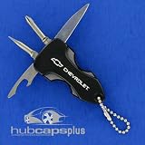 New Chevrolet Multi Tool Flashlight Key Chain Ring