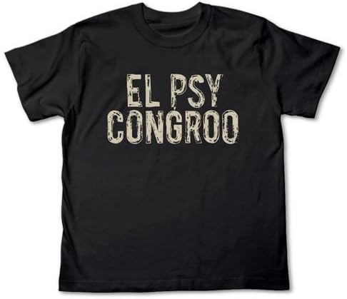 Steins ; Gate El Psy Congroo T-shirt Black XL Figure Plush Parallel imports