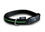 Halsband Visiglo Sport - Groesse M - 30 - 50 cm - Gruen