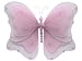 Layered Nylon Hanging Butterfly Decor - Pink Sasha