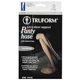 Truform Lites Pantyhose, Extra Tall, Black (Pack of 2)