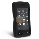 Clip-On Rubber Coated Case for LG VU CU915 / CU920, Black