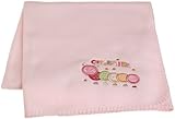 Carter's Watch the Wear Fleece Baby Blanket, Pink, One Size