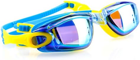 LongSail Fashion Design Anti-Fog Swimming Goggles/Diving Eyeglasses with Scratch Resistance PC Lenses for Kids