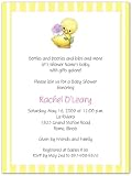 Yellow Ducky Baby Shower Invitations - Set of 20