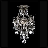 Crystorama 5193-EB-CL-MWP_Hang Crystal English Bronze Mini Chandelier Legacy Collection