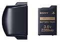 バッテリーパック(2200mAh) PSP-2000/3000シリーズ用バッテリーカバー(ピアノ・ブラック)付き