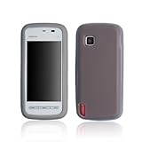 Popular Silicone Case Cover for Nokia 5230 Grey J12