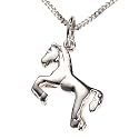 Zeeme For Kids - 500243733-38Z - Collier Enfant - Argent 925/1000 - Pendentif Cheval - 36/38 cm