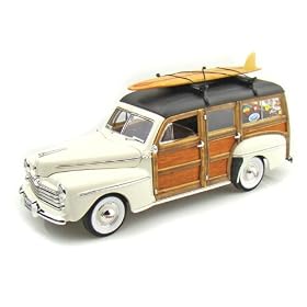 1948 Ford Woody 1/18 Cream White