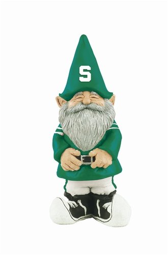 Michigan State University Good Luck Garden Gnome