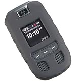 Crystal Hard BLACK RUBBERIZED Cover Case for Samsung U640 Convoy Verizon +  ....