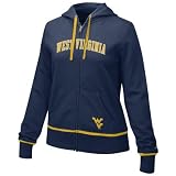 Nike West Virginia Mountaineers Navy Blue Ladies Classic Full Zip Fleece Hoody Sweatshirt