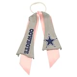 Dallas Cowboys Ribbon Pony Tail Holder - Pink