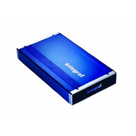Akasa AK-ENP2NDAS-BLUK USB 2.0 and LAN Integral Enclosure for 3.5 inch IDE HDD - Blue