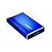 Akasa AK-ENP2NDAS-BLUK USB 2.0 and LAN Integral Enclosure for 3.5 inch IDE HDD - Blue