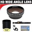 0.5x Digital Wide Angle Macro Professional Series Lens + Lens Adapter Tube (If Needed) + Lenspen + Lens Cap Keeper + DB ROTH Micro Fiber Cloth For The Nikon 5400 Digital Camera