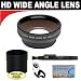 0.5x Digital Wide Angle Macro Professional Series Lens + Lens Adapter Tube (If Needed) + Lenspen + Lens Cap Keeper + DB ROTH Micro Fiber Cloth For The Nikon D5000, D3000 Digital SLR Cameras Which Have Any Of These (18-55mm, 55-200mm, 50mm) Nikon Lenses