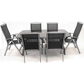 180cm Rectangle Porto Fino Table With 6 Chairs