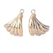 Jewelry : 14K 2-Tone Scalloped Earring Jackets