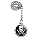 GRAPHICS & MORE Pirate Skull Crossed Swords Tattoo Design Ceiling Fan Light Pull Chain