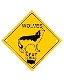 Eigenschaften shark-toys  / Wild Wolves next 15 Miles - Adventure Schild mit Saugnapf - Auto Hund Wölfe Wolf Spaß Geschenk Deko