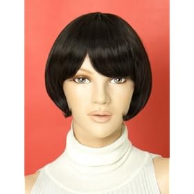 【クリックで詳細表示】180℃耐熱フルウィッグ プルルンボブ アジアンブラック