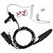 KENMAX Multi-pin Air Covert Acoustic Tube FBI Style Earpiece Headset with Earbud PTT Mic for Motorola HT750 HT1250 PR860 PTX700 PTX780