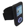 Bargaincell- Brand New Black Soft Flexible Silicon/Silicone Skin Cover Case with Armband for Sandisk Sansa E200, E250, E260, E270, E280, E200r, E250r
