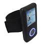Bargaincell- Brand New Black Soft Flexible Silicon/Silicone Skin Cover Case with Armband for Sandisk Sansa E200, E250, E260, E270, E280, E200r, E250r