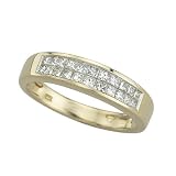 14K Yellow Gold Diamond Wedding/Anniversary Band - 0.50 Ct.