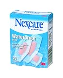 Nexcare Waterproof Clear Bandage, Assorted Sizes, 20 ct Packages (Pack of 4)