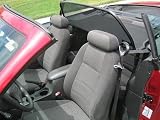 Mustang Convertible (1994 to 2004) Love The DriveTM Wind Deflector. Wind Deflectors are known also as: Wind Screen, Windscreen, Windstop and Wind Blocker