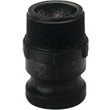 Norwesco Cam-Action Quick Adapter - 4 in. Male Adapter, Male Thread